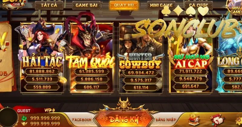 Giới thiệu SonClub game Quay hũ hấp dẫn